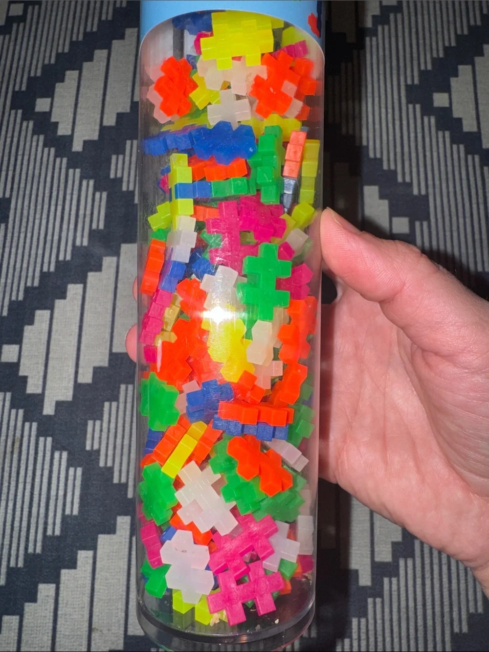 Neon Tube Building Set - Interlocking Building Pieces Construction Toy